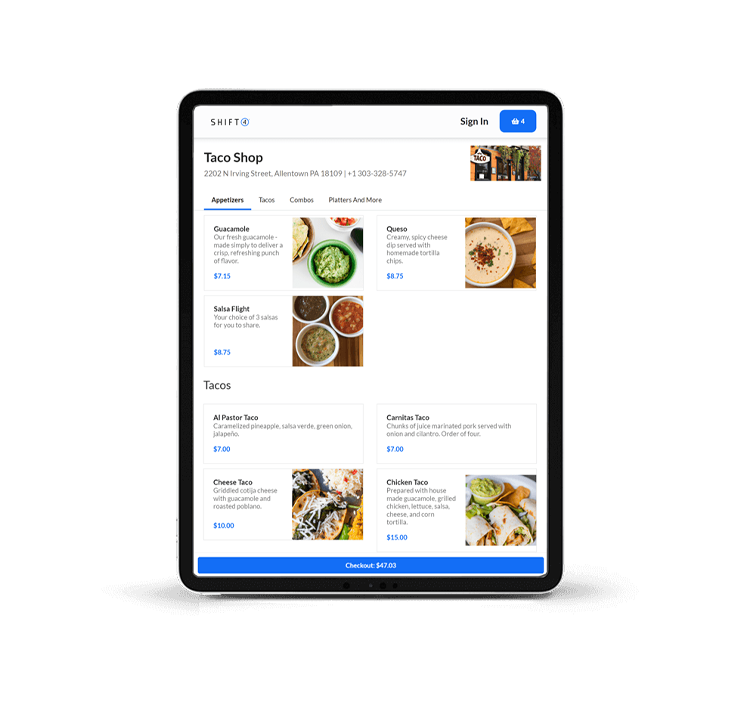 Online Ordering Image