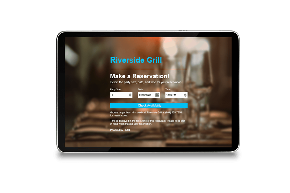 Online Reservations Image